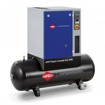 Sraigtinis kompresorius APS Basic 7 Combi G2 IVR 10 bar 7.5 AG / 5.5 kW 200 l