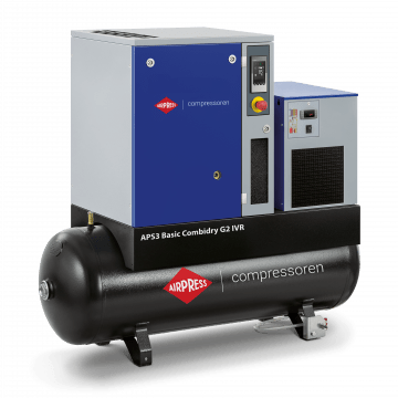 Sraigtinis kompresorius APS Basic 3 Combi Dry G2 IVR 10 bar 3 AG / 2.2 kW 200 l