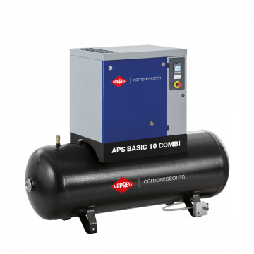 Sraigtinis kompresorius APS 10 Basic Combi 10 bar 10 AG/7.5 kW 996 l/min 500 l
