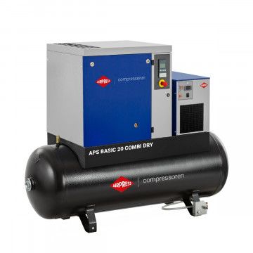 Sraigtinis kompresorius APS 20 Basic Combi Dry 10 bar 20 AG/15 kW 1680 l/min 500 l