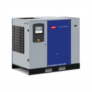 Sraigtinis kompresorius EcoPower 25D Dry 10 bar 25 AG/18.5 kW 2922 l/min