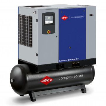 Sraigtinis kompresorius EcoPower 25D Combi Dry 10 bar 25 AG/18.5 kW 2922 l/min 500 l