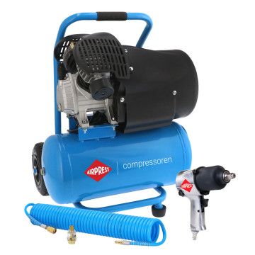 Dviejų stūmoklių kompresorius HL 425-24 + ratų keitimo rinkinis