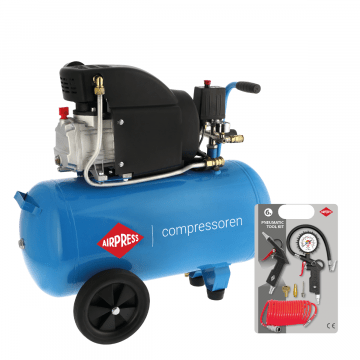 Kompresorius HL 275-50 + 6 pneumatinių priedų rinkinys