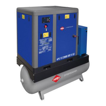 Sraigtinis kompresorius APS 15 Combi Dry X G2 10 bar 15 AG/11 kW 1440 l/min 500 l