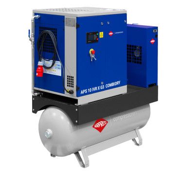 Sraigtinis kompresorius APS 10 IVR Combi Dry X G3 10 bar 10 AG / 7,5 kW 328–1081 l/min 270l