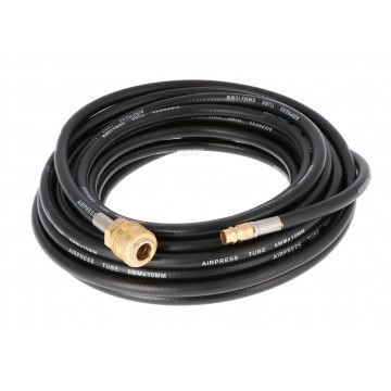Guminė pneumatinė žarna 10 x 6 mm 10 m su apsauga
