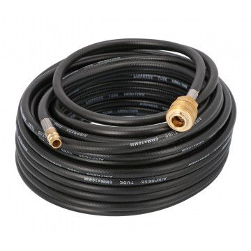 Guminė pneumatinė žarna 10 x 6 mm 15 m su apsauga