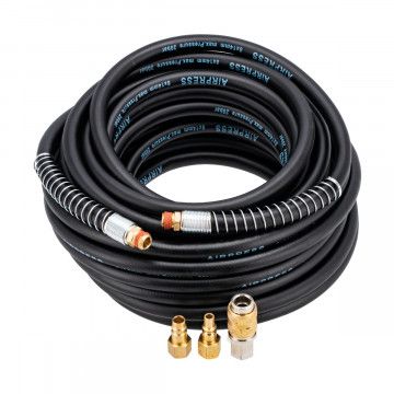 Oro žarna 20 bar 15 m 1/4" 14 x 8 mm hibridinio polimero su jungčių rinkiniu