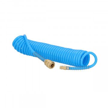 Spiralinė PU pneumatinė žarna 5 m fi 8 x 5 mm