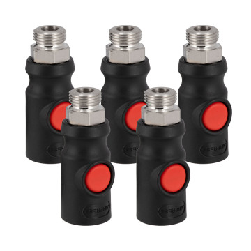 Saugioji greitoji jungtis 1/2” išorinis sriegis, 5 vnt.