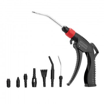 Purškimo pistoletas + 7 antgaliai komplekte