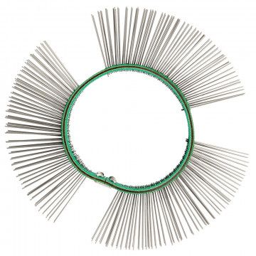 Plieninė šepetys 11 mm standartinė šlifuoklei