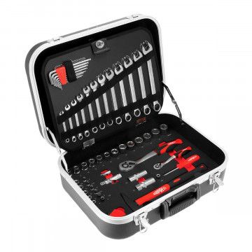 Įrankių dėžė su įrankių rinkiniu - 106 dalys