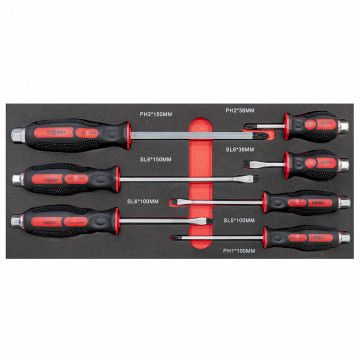 Smūginių atsuktuvų rinkinys, 7 vnt.