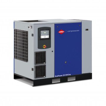 Sraigtinis kompresorius EcoPower 30D IVR Dry 13 bar 30 AG/22 kW 822 - 3924 l/min