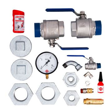 Installation kit air receiver 3" screw compressor 2" 11 bar