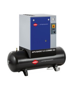 Sraigtinis kompresorius APS 5.5 Basic G2 Combi 10 bar 5.5 AG/4 kW 516 l/min 200 l