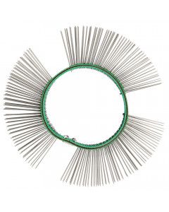 Plieninė šepetys 11 mm standartinė šlifuoklei