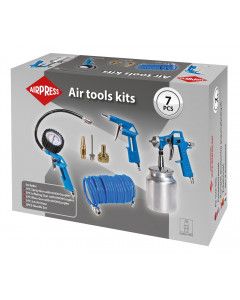 Air tool accessories set 7 parts