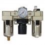 Filtras, reduktorius ir alyvuotojas 1/4" 10 bar