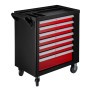 Profesionalus įrankių vežimėlis, 250 įrankis, 7 stalčiukų